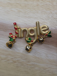 JJ Jingle Brooch with Bells