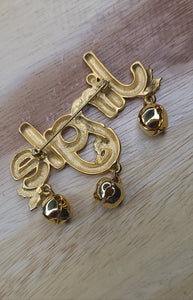 JJ Jingle Brooch with Bells