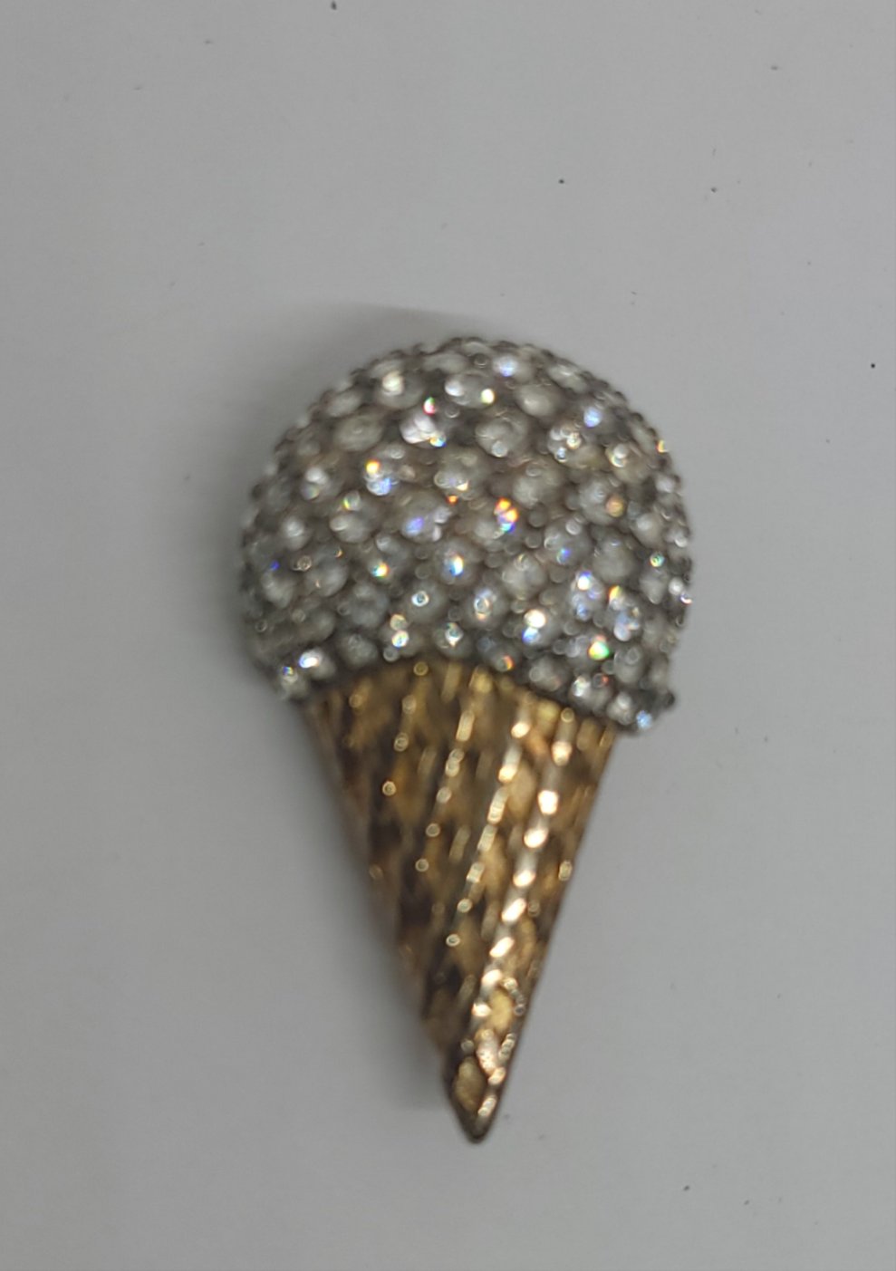 Krementz Ice Cream Brooch