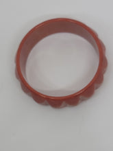 Load image into Gallery viewer, Orange Bakelite Bangle
