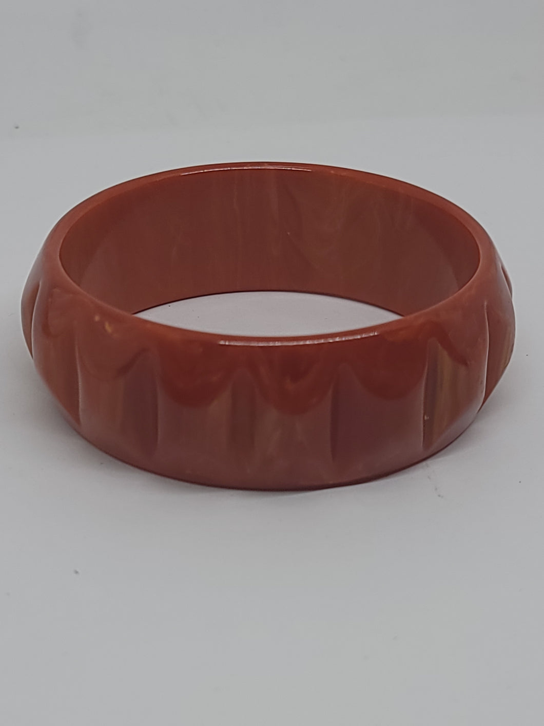 Orange Bakelite Bangle