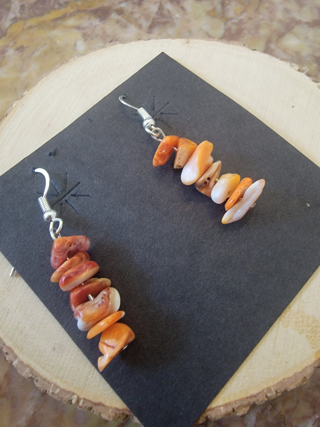 Spiny Oyster Shell Earrings