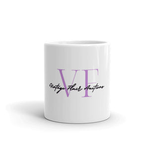 White glossy mug