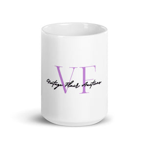 White glossy mug